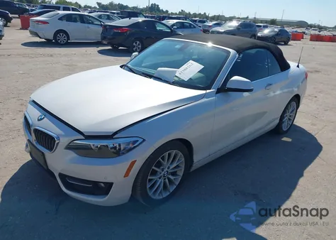 2016 BMW 228I из США, поврежденный, VIN WBA1K9C56GV322422